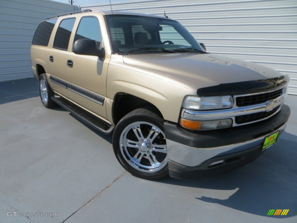 2005 Suburban 1500 LS - Sandstone Metallic / Tan/Neutral photo #2