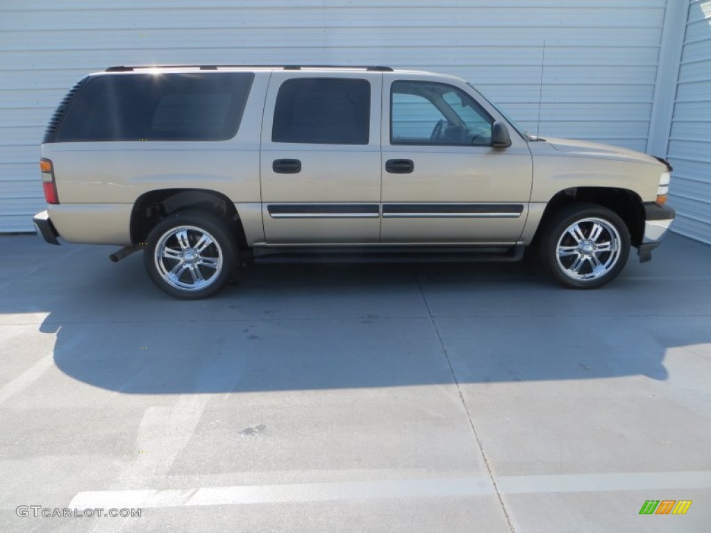 2005 Suburban 1500 LS - Sandstone Metallic / Tan/Neutral photo #3