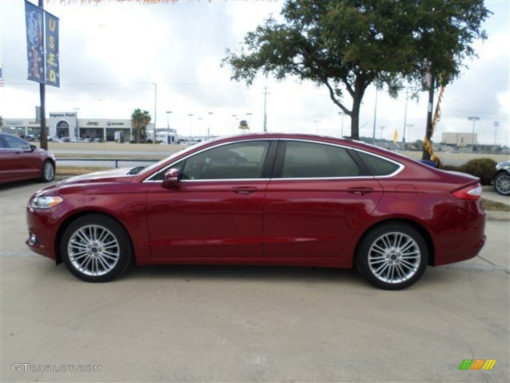 Ruby Red 2014 Ford Fusion SE EcoBoost Exterior Photo #85161566