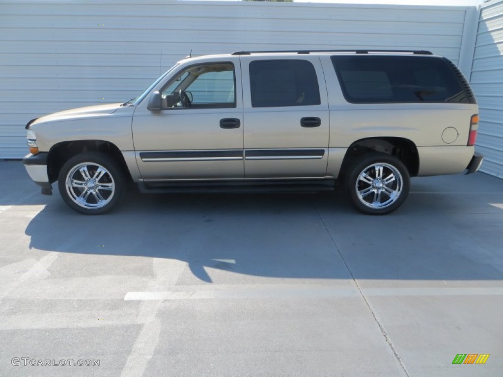 2005 Suburban 1500 LS - Sandstone Metallic / Tan/Neutral photo #6