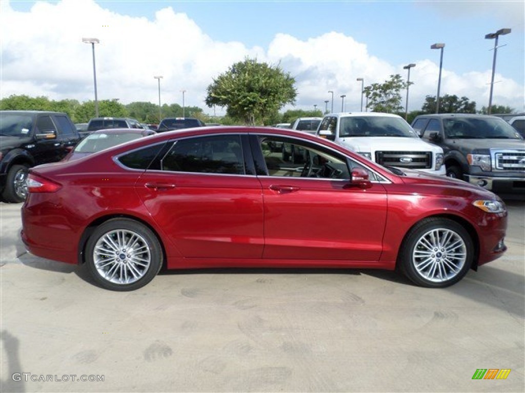 Ruby Red 2014 Ford Fusion SE EcoBoost Exterior Photo #85161653