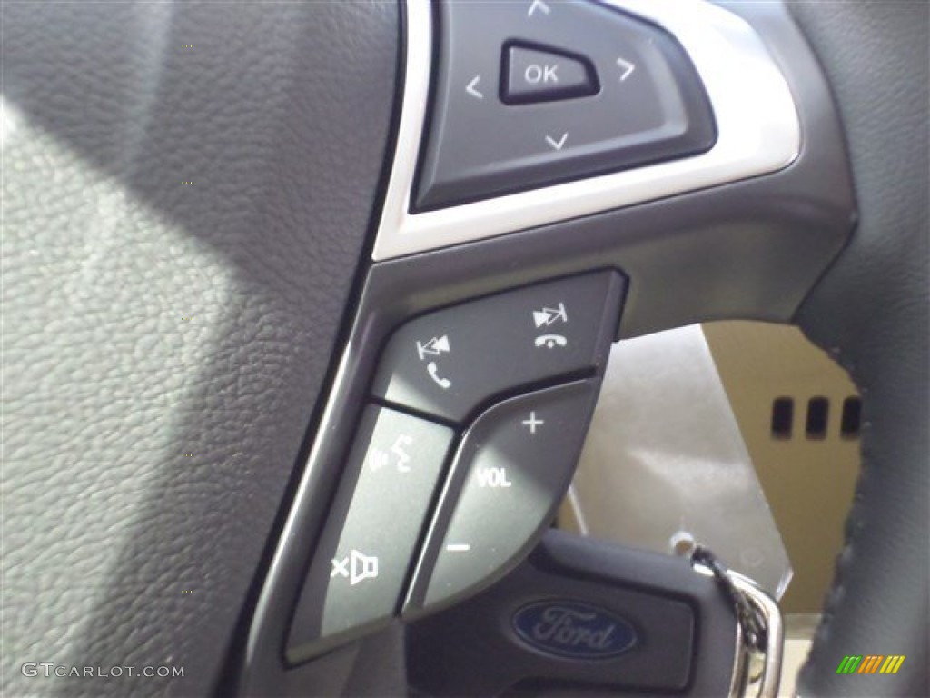 2014 Fusion SE EcoBoost - White Platinum / Dune photo #17