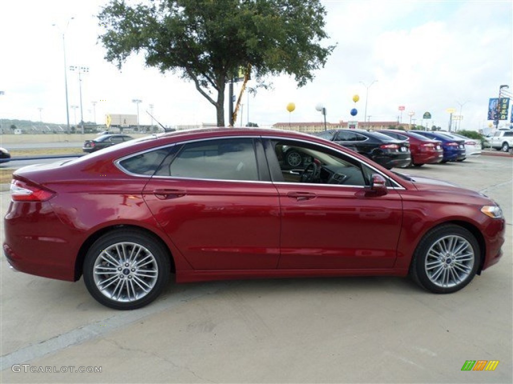Ruby Red 2014 Ford Fusion SE EcoBoost Exterior Photo #85162718