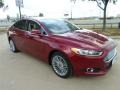 2014 Ruby Red Ford Fusion SE EcoBoost  photo #7