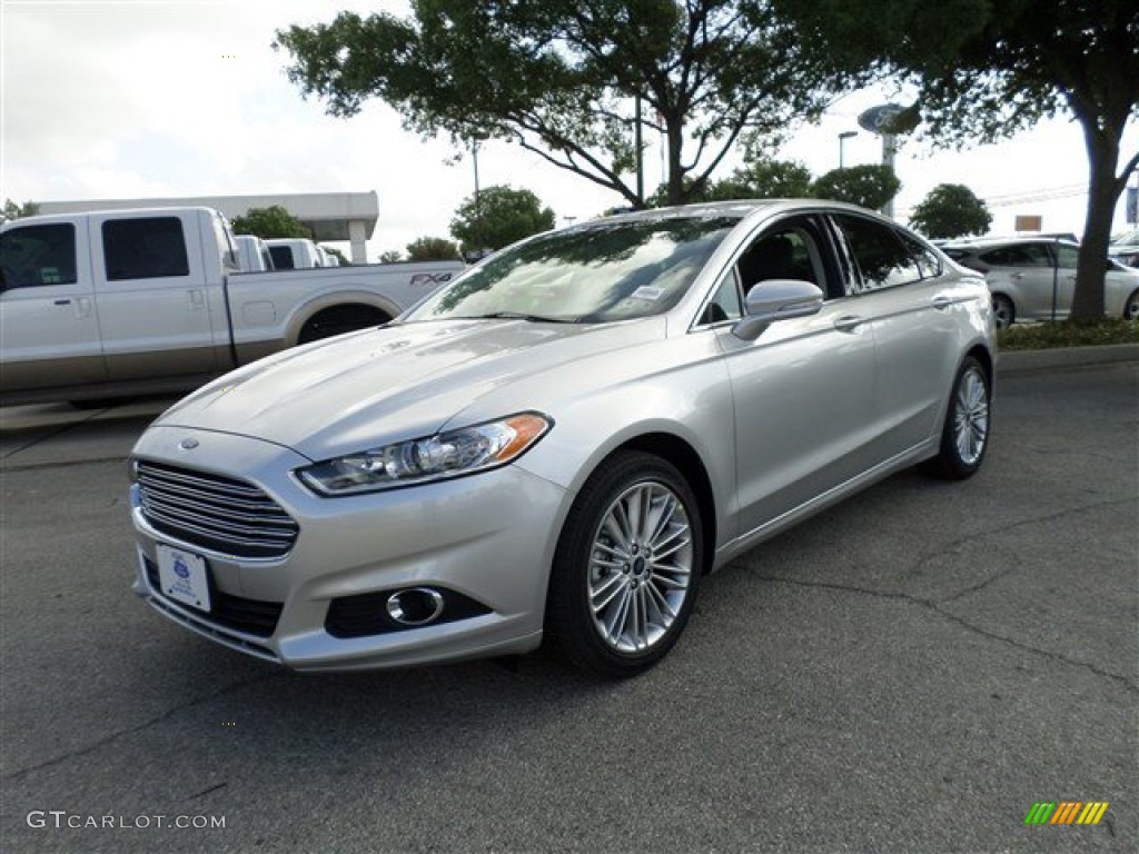 2014 Fusion SE EcoBoost - Ingot Silver / Charcoal Black photo #1