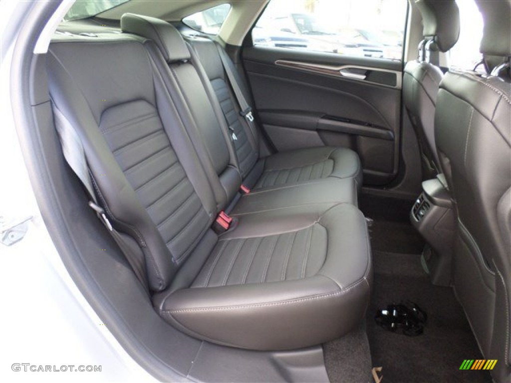 2014 Ford Fusion SE EcoBoost Rear Seat Photo #85163363