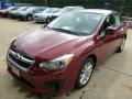 Deep Cherry Red Pearl - Impreza 2.0i Premium 4 Door Photo No. 8