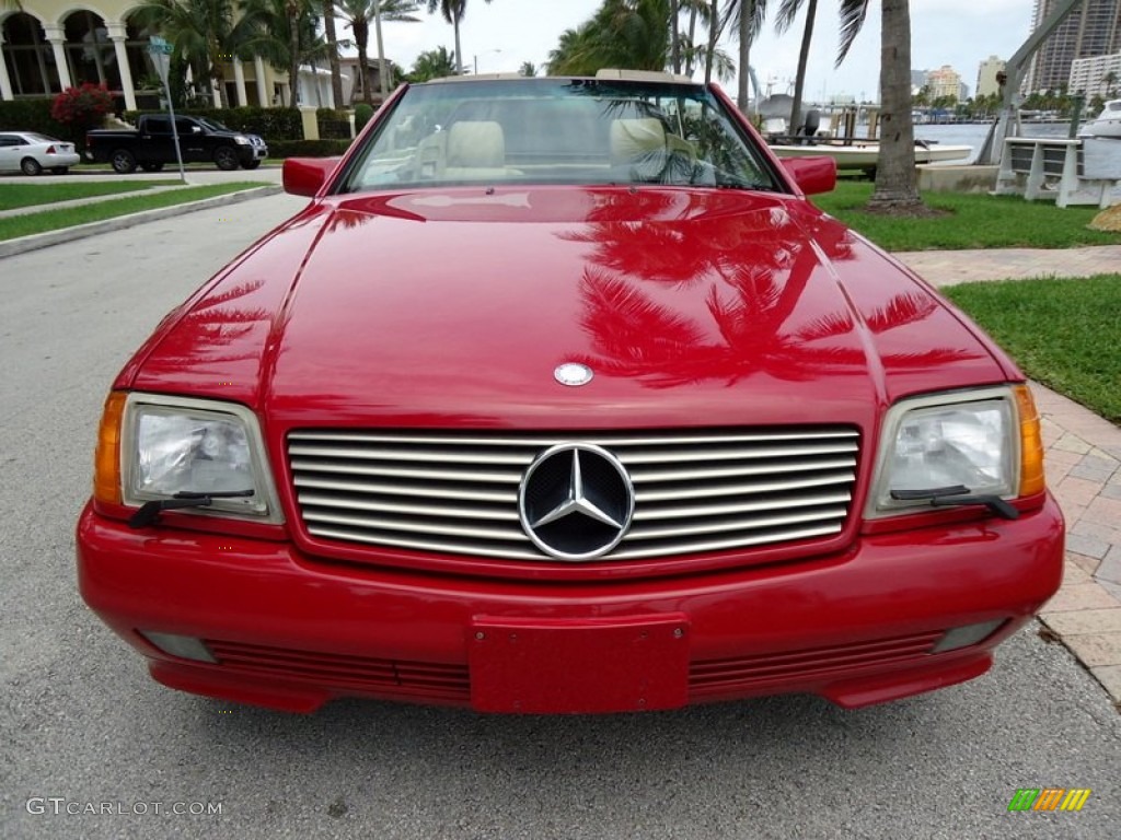 Imperial Red 1994 Mercedes-Benz SL 320 Roadster Exterior Photo #85163813