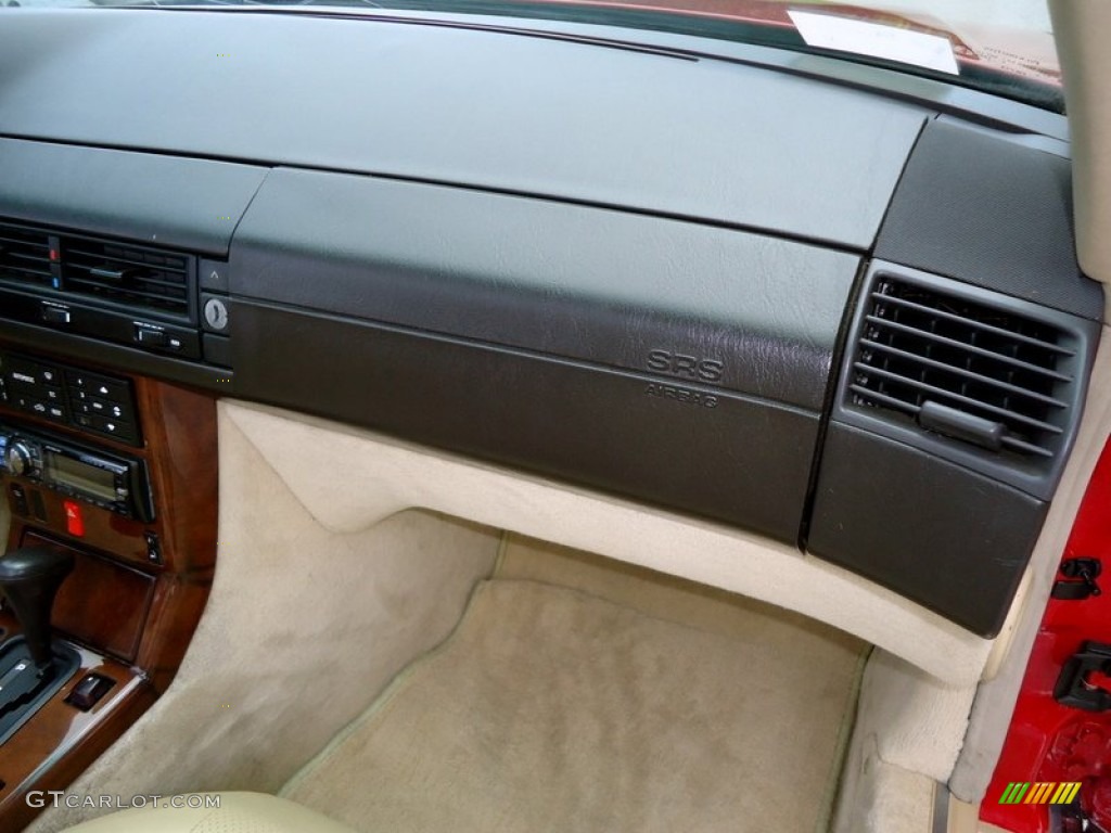 1994 SL 320 Roadster - Imperial Red / Beige photo #8