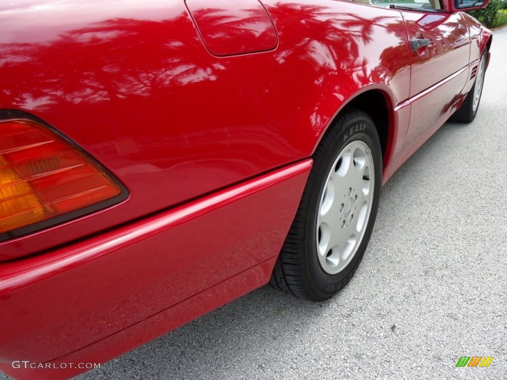 1994 SL 320 Roadster - Imperial Red / Beige photo #14