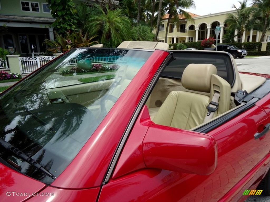 1994 SL 320 Roadster - Imperial Red / Beige photo #16