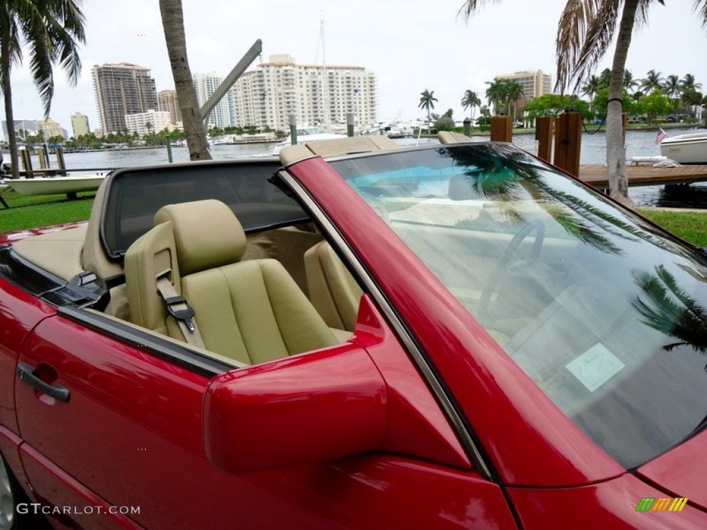1994 SL 320 Roadster - Imperial Red / Beige photo #20