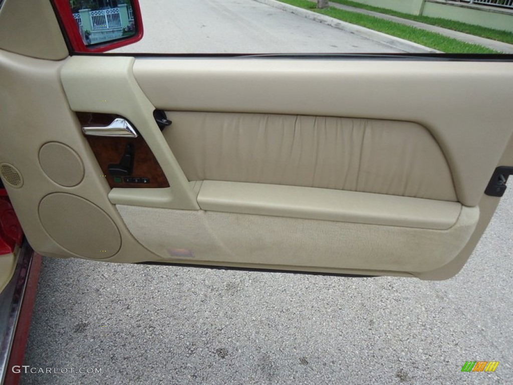 1994 SL 320 Roadster - Imperial Red / Beige photo #23