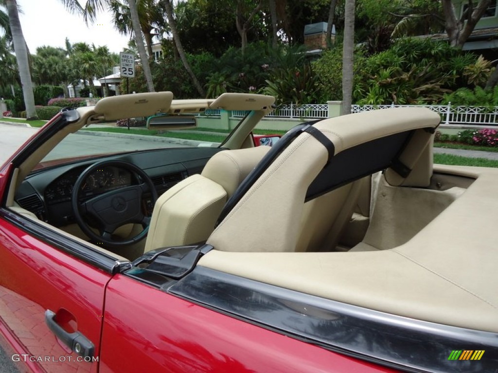 1994 SL 320 Roadster - Imperial Red / Beige photo #30