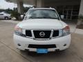 2010 Blizzard White Nissan Armada Titanium  photo #2