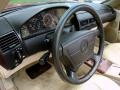 1994 Mercedes-Benz SL Beige Interior Steering Wheel Photo