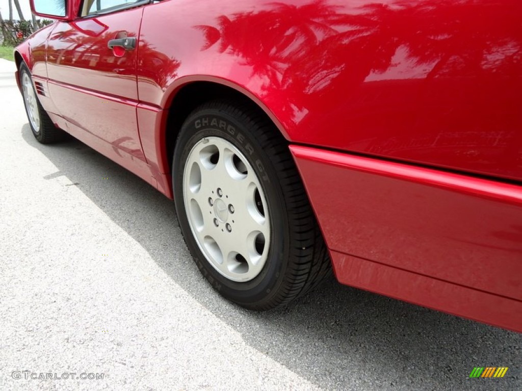 1994 SL 320 Roadster - Imperial Red / Beige photo #35
