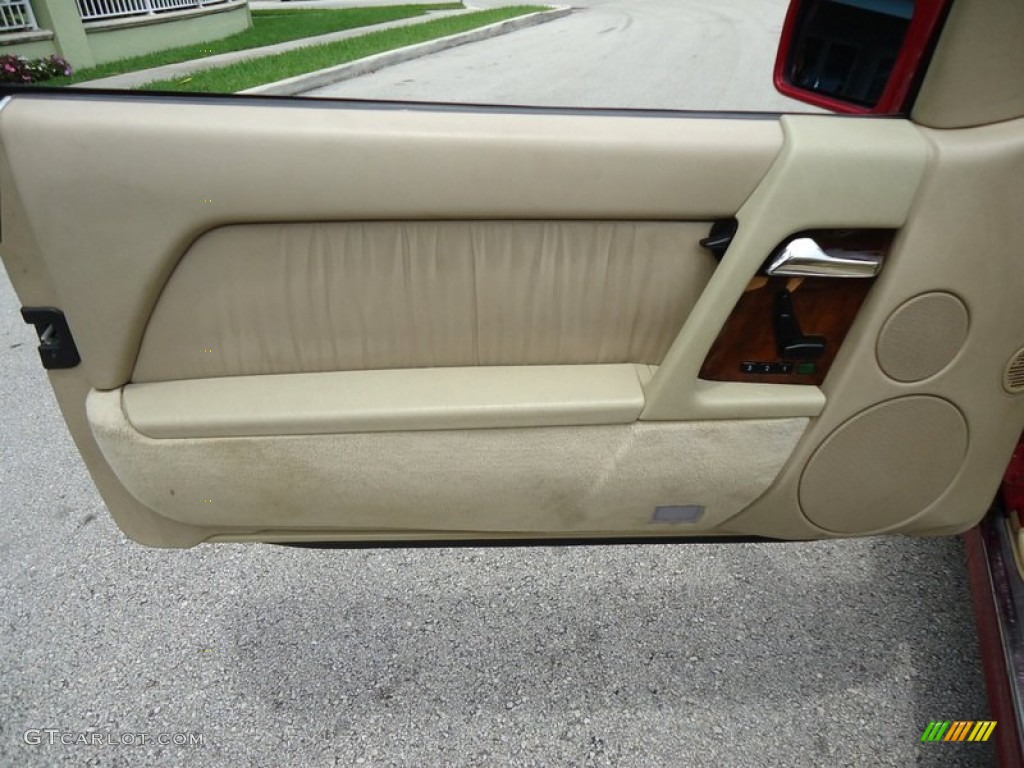 1994 SL 320 Roadster - Imperial Red / Beige photo #42