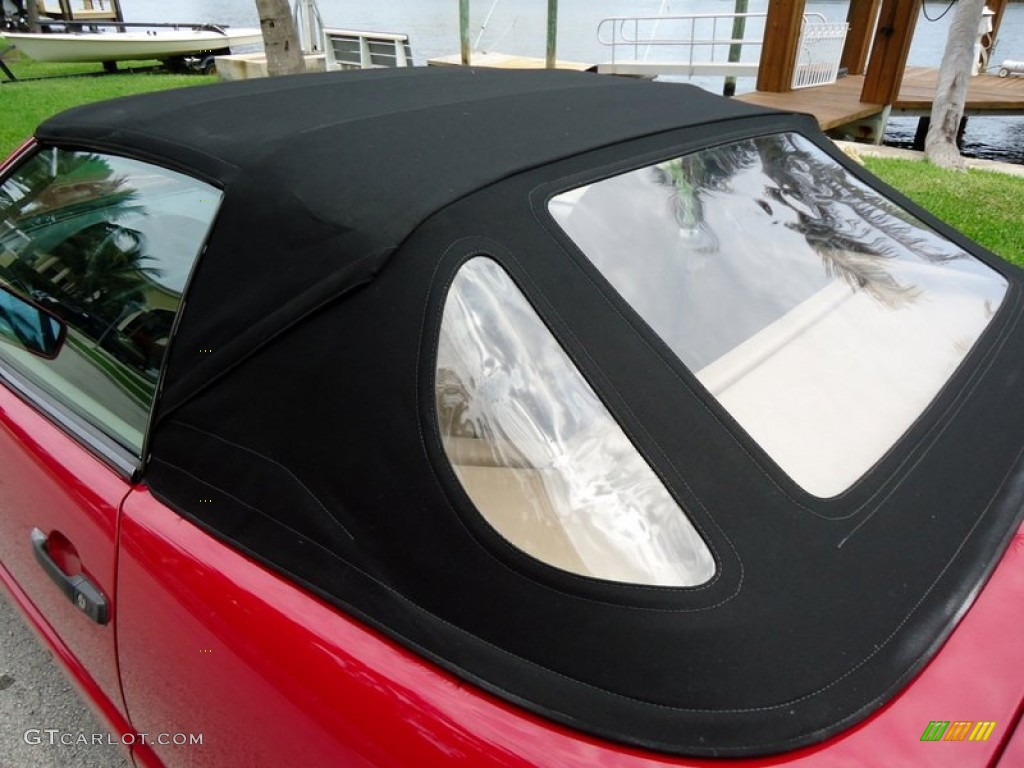 1994 SL 320 Roadster - Imperial Red / Beige photo #55