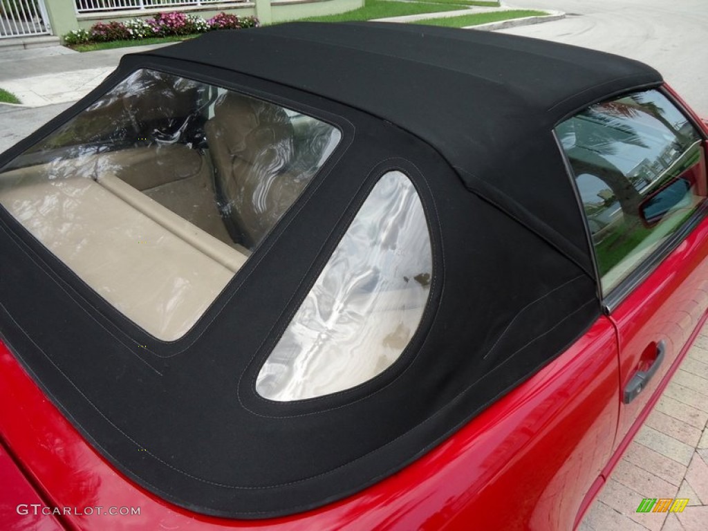 1994 SL 320 Roadster - Imperial Red / Beige photo #57