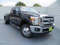 Tuxedo Black Metallic - F350 Super Duty Lariat Crew Cab 4x4 Dually Photo No. 1