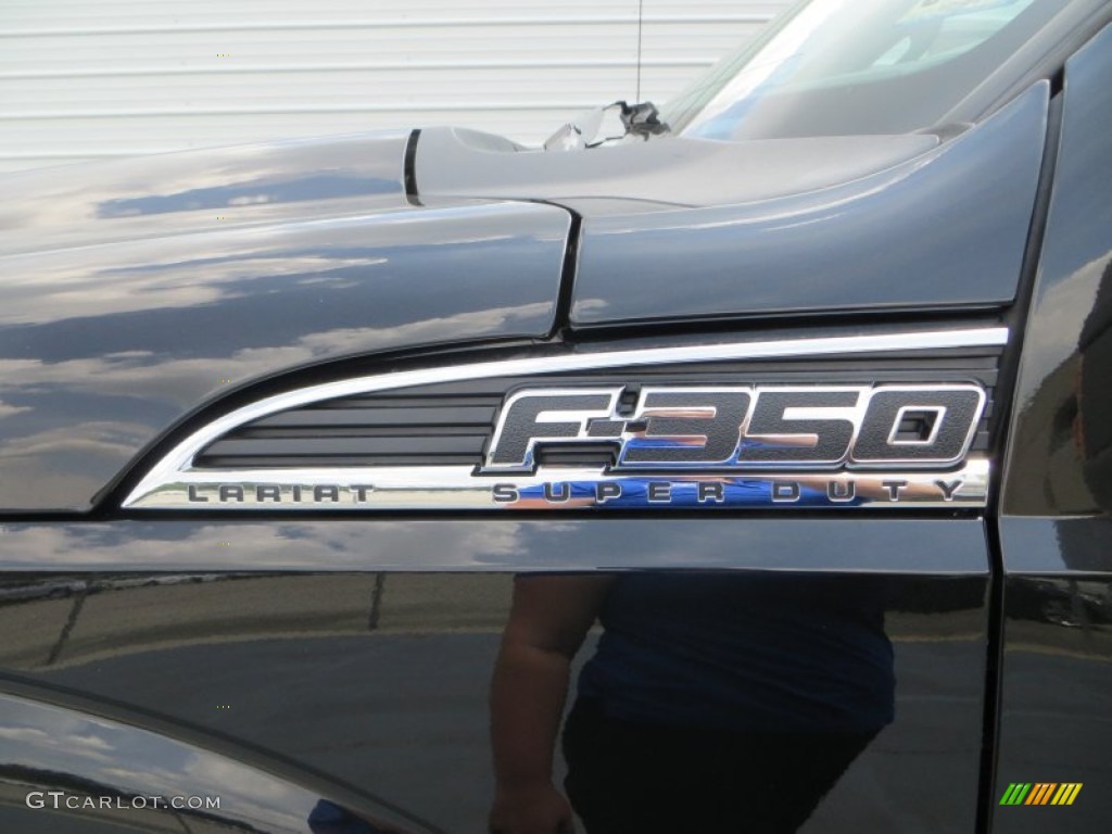 2014 Ford F350 Super Duty Lariat Crew Cab 4x4 Dually Marks and Logos Photo #85165385