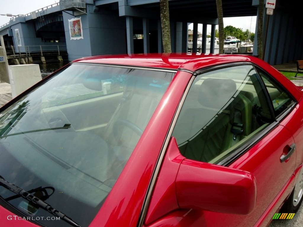 1994 SL 320 Roadster - Imperial Red / Beige photo #79