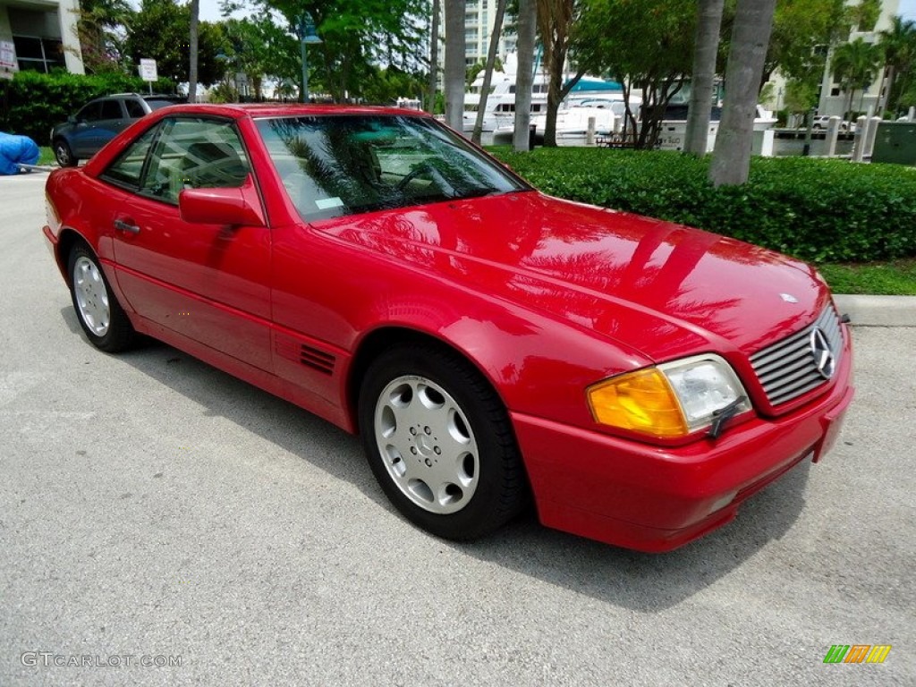 Imperial Red 1994 Mercedes-Benz SL 320 Roadster Exterior Photo #85165697