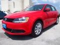 2014 Tornado Red Volkswagen Jetta SE Sedan  photo #3