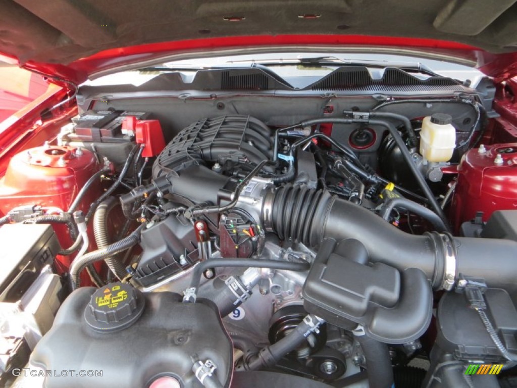 2014 Mustang V6 Coupe - Ruby Red / Charcoal Black photo #14