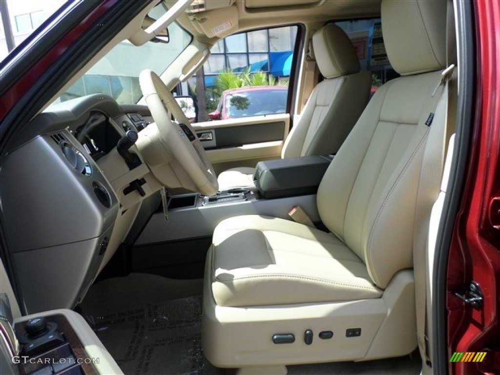 2013 Expedition EL XLT - Ruby Red / Camel photo #21