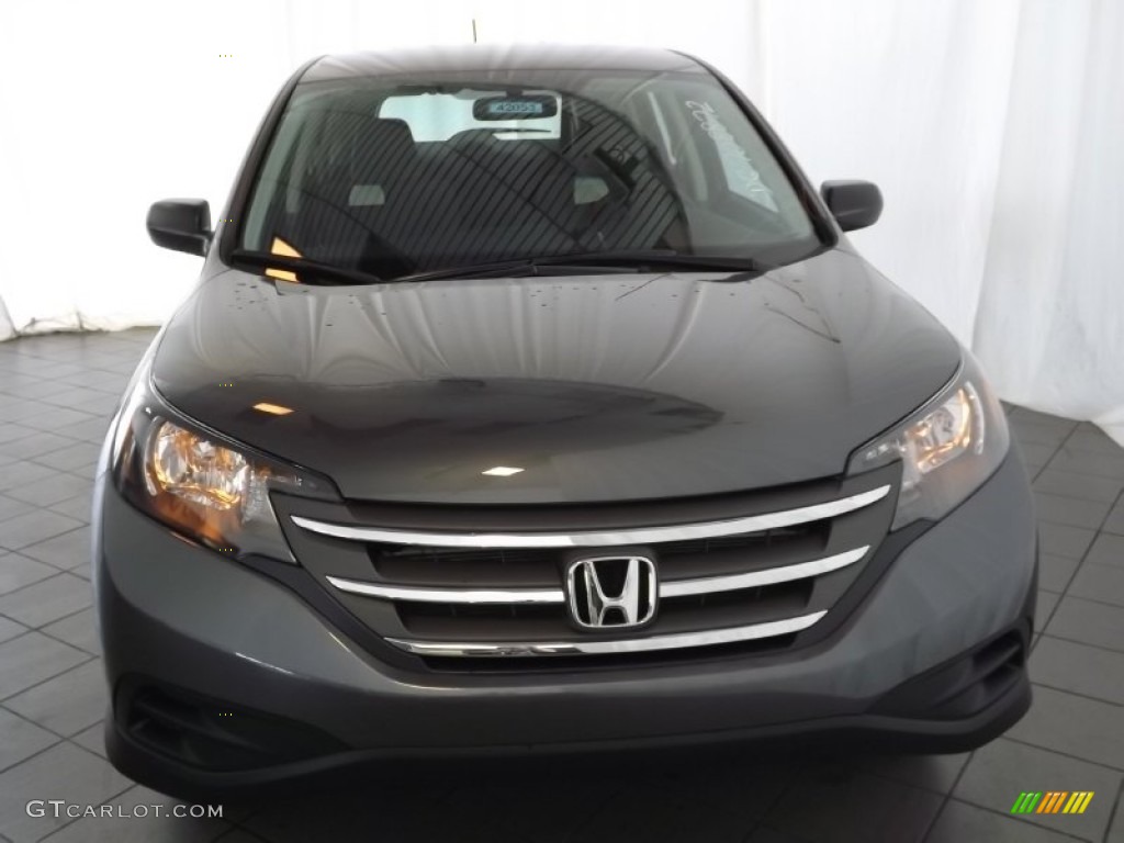 2013 CR-V LX - Polished Metal Metallic / Gray photo #2