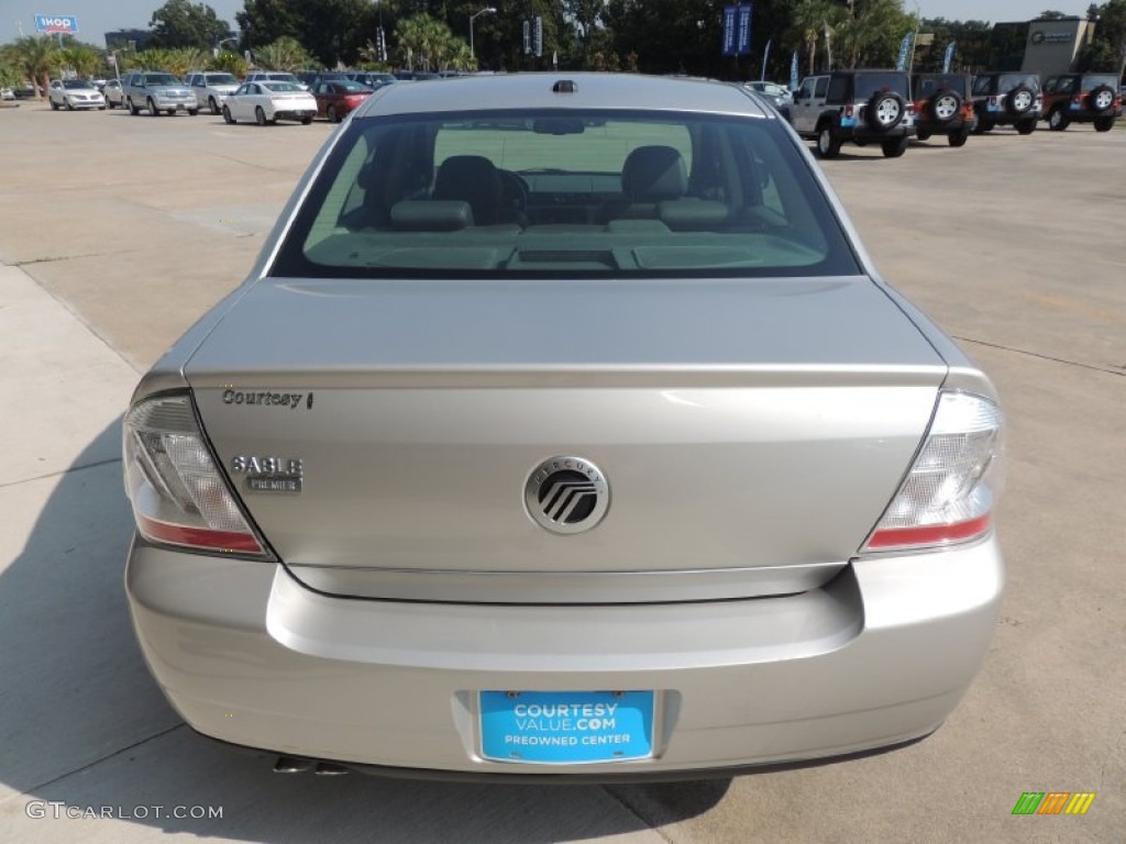 2008 Sable Premier Sedan - Silver Birch Metallic / Light Camel photo #3