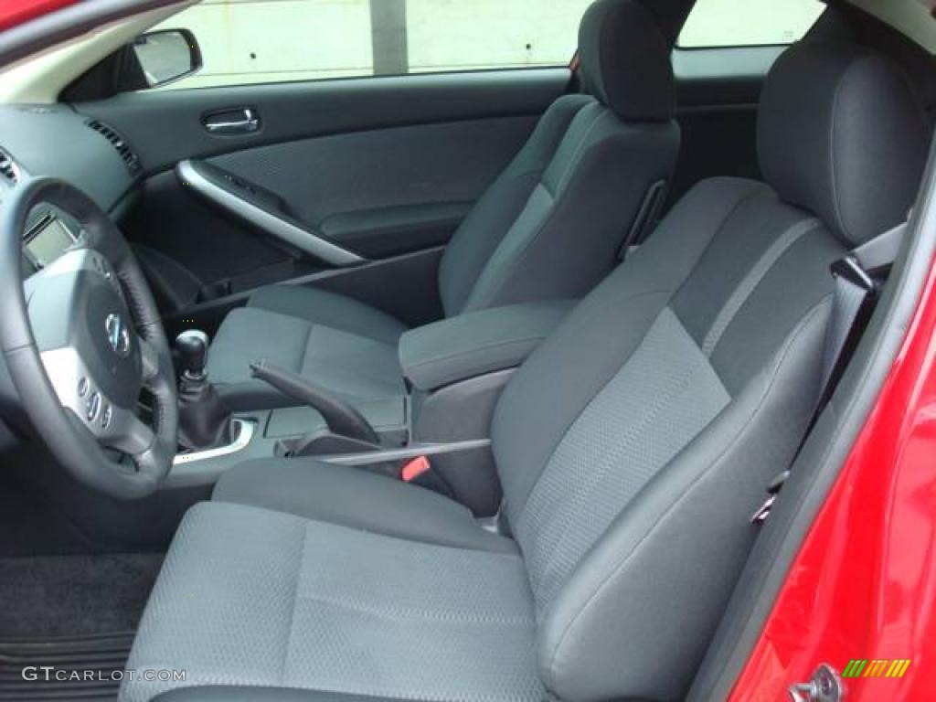 2008 Altima 3.5 SE Coupe - Code Red Metallic / Charcoal photo #10