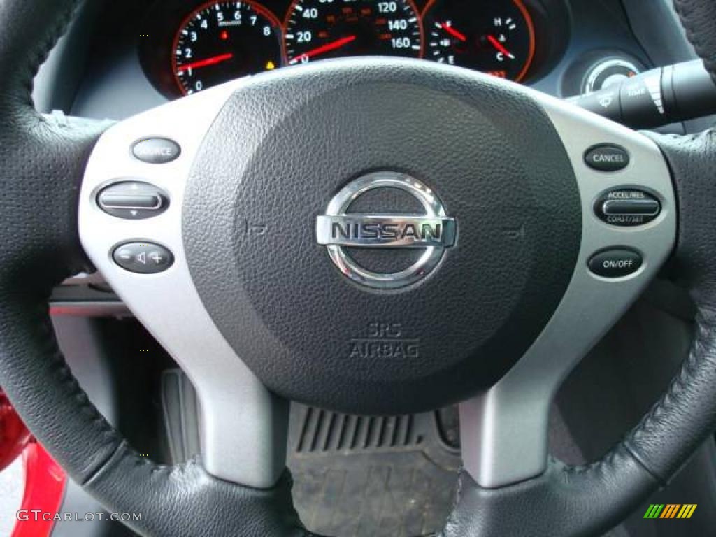 2008 Altima 3.5 SE Coupe - Code Red Metallic / Charcoal photo #15
