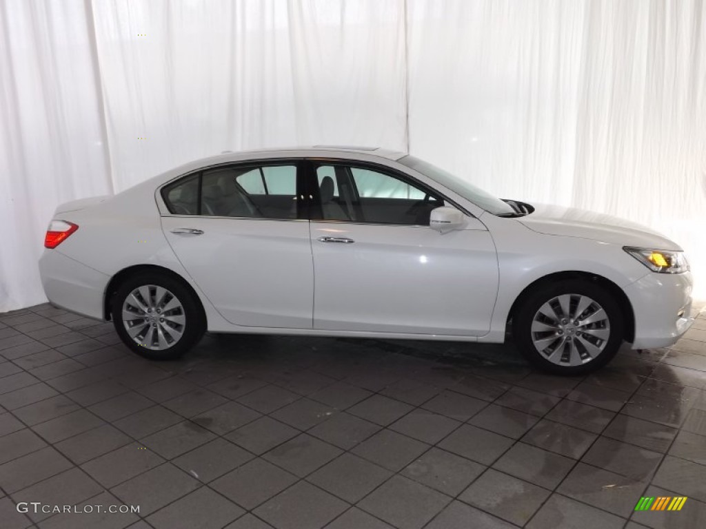 2013 Accord Touring Sedan - White Orchid Pearl / Ivory photo #5