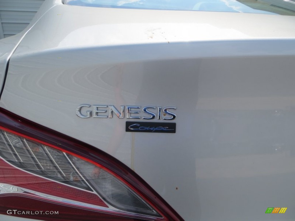 2013 Genesis Coupe 2.0T - Platinum Metallic / Black Cloth photo #6