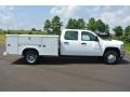2014 Summit White Chevrolet Silverado 3500HD WT Crew Cab Utility Truck  photo #6