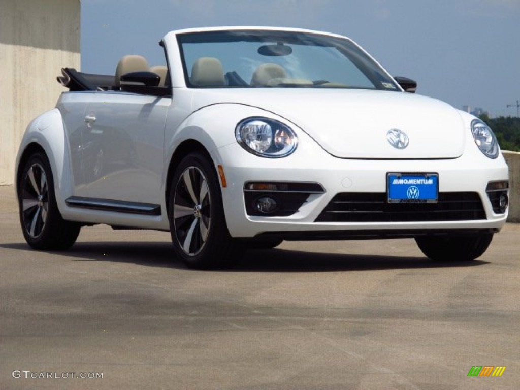 2013 Beetle Turbo Convertible - Candy White / Beige photo #1