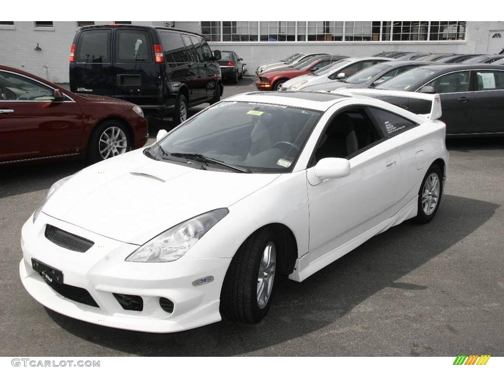 2003 Celica GT - Super White / Black/Black photo #1