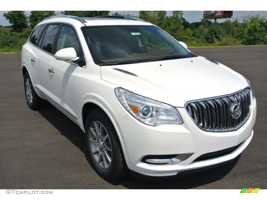 2014 Enclave Leather AWD - White Opal / Cocoa photo #1