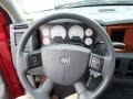 2006 Dodge Ram 2500 Medium Slate Gray Interior Steering Wheel Photo