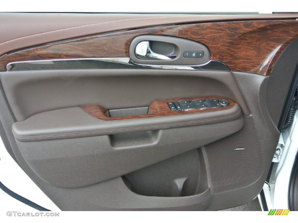2014 Enclave Leather AWD - White Opal / Cocoa photo #9