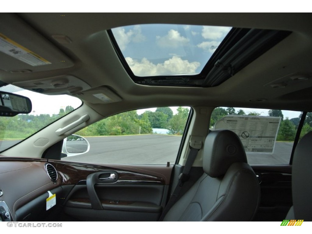 2014 Enclave Leather AWD - White Opal / Cocoa photo #10