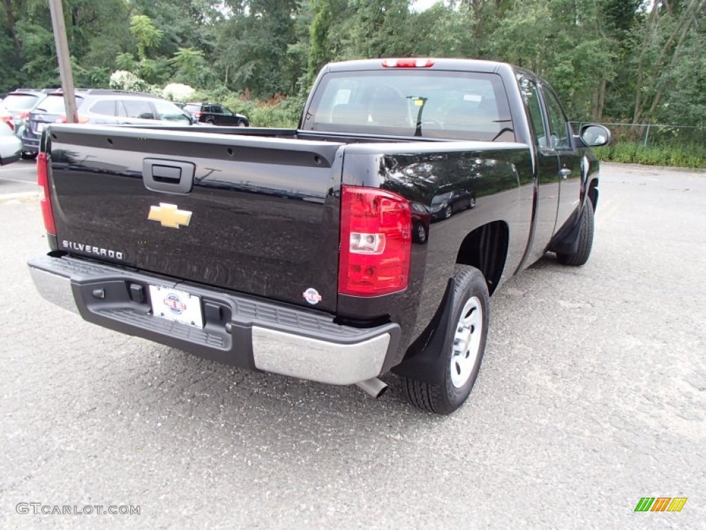 2012 Silverado 1500 Work Truck Extended Cab - Black / Dark Titanium photo #7