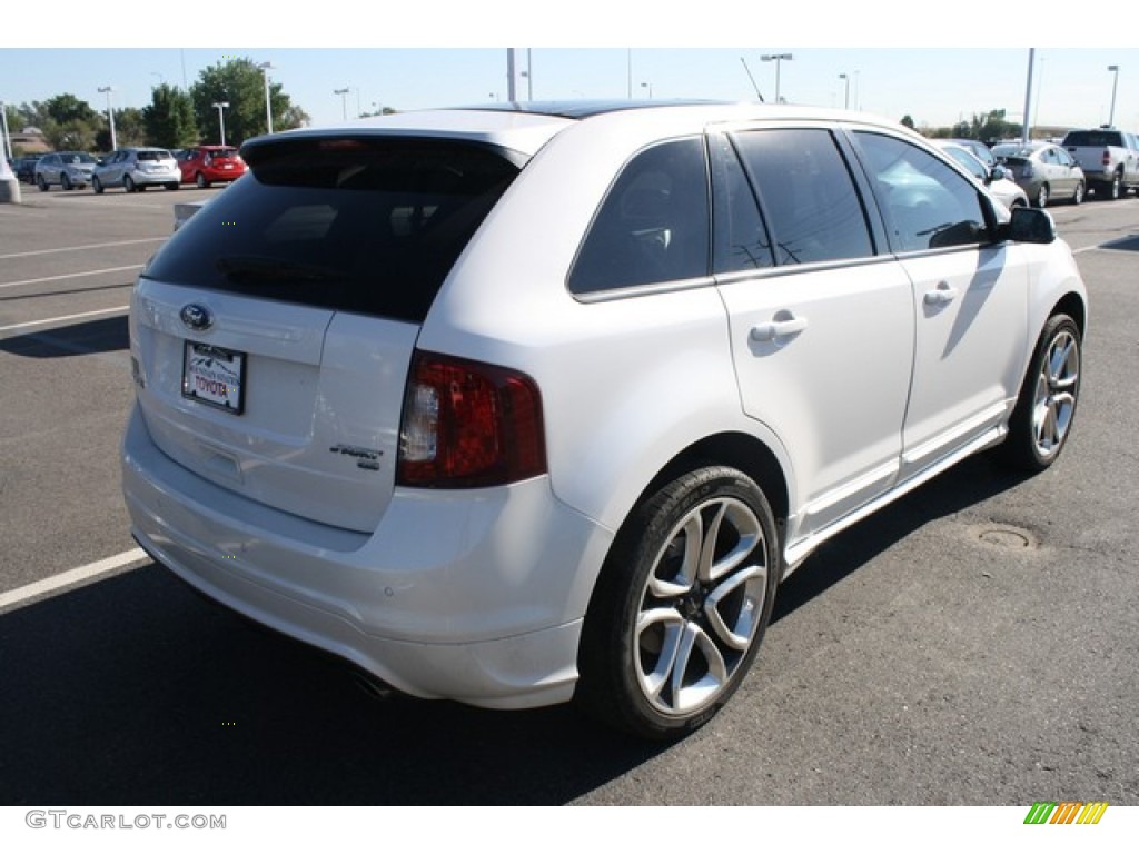 2012 Edge Sport AWD - White Platinum Metallic Tri-Coat / Charcoal Black/Silver Smoke Metallic photo #2