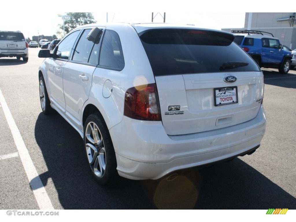 2012 Edge Sport AWD - White Platinum Metallic Tri-Coat / Charcoal Black/Silver Smoke Metallic photo #3