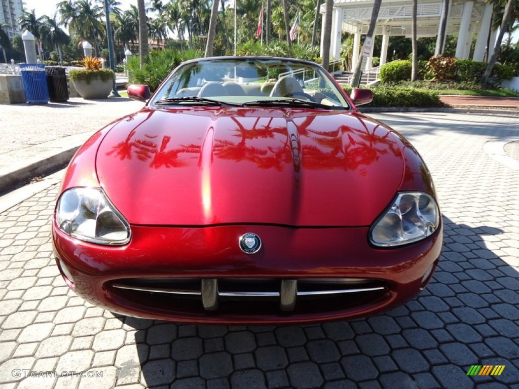 Carnival Red Pearl Metallic 1997 Jaguar XK XK8 Convertible Exterior Photo #85174106