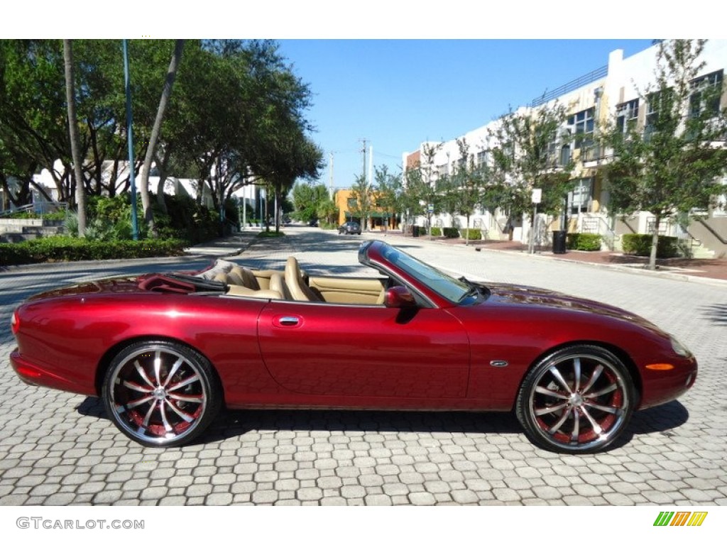 Carnival Red Pearl Metallic 1997 Jaguar XK XK8 Convertible Exterior Photo #85174193