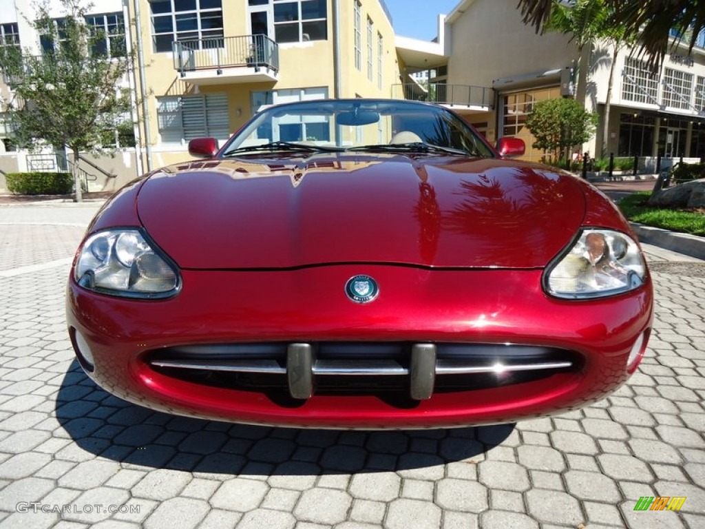 Carnival Red Pearl Metallic 1997 Jaguar XK XK8 Convertible Exterior Photo #85174478